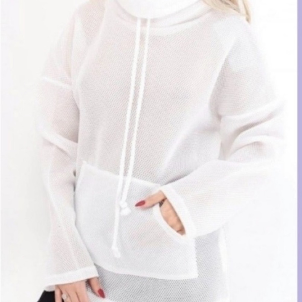 Zara Sport Mesh Hoodie